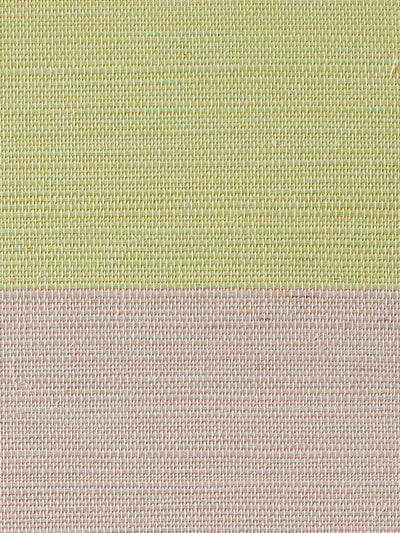 wide stripe two color acid pink grasscloth