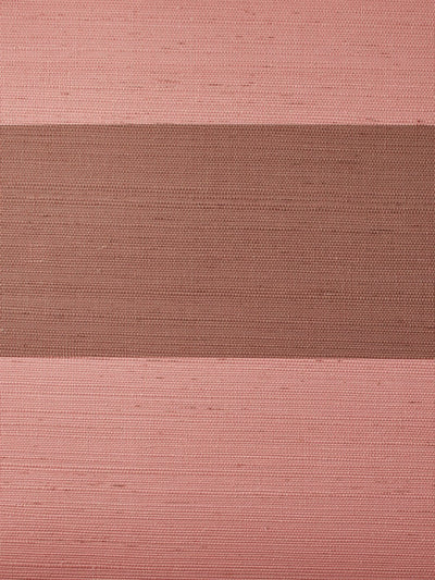 wide stripe two color adobe slip grasscloth