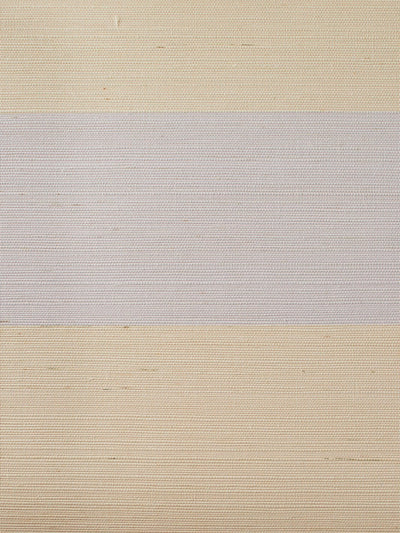 wide stripe two color peach lavender grasscloth
