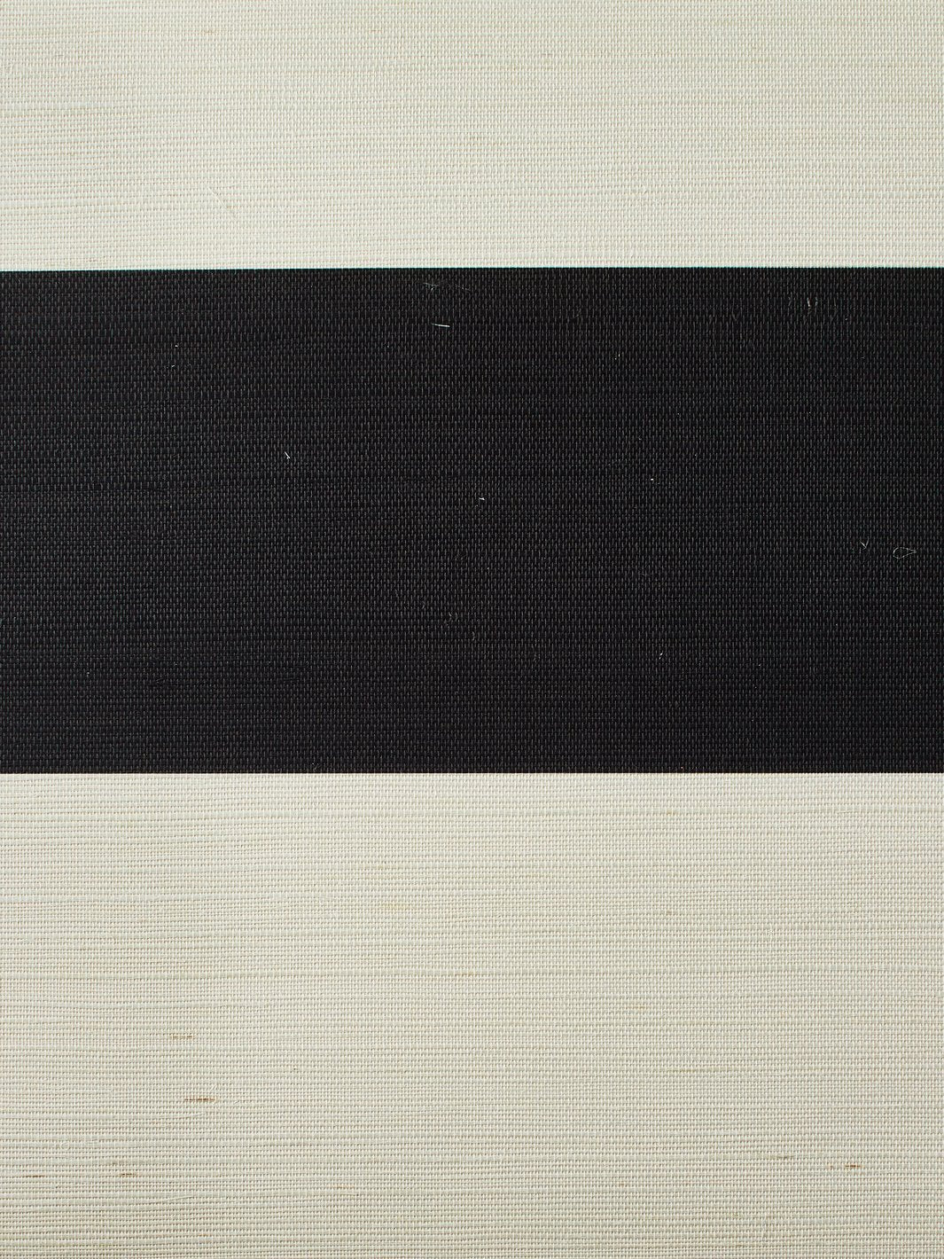 wide stripe black grasscloth