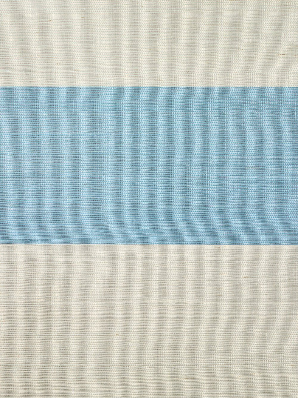 wide stripe cornflower grasscloth