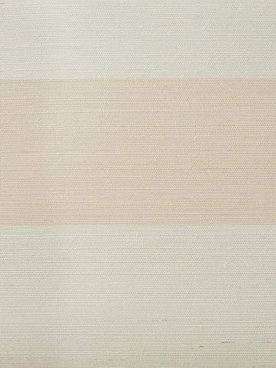 wide stripe peach grasscloth