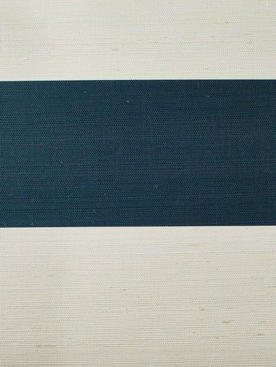 wide stripe peacock grasscloth