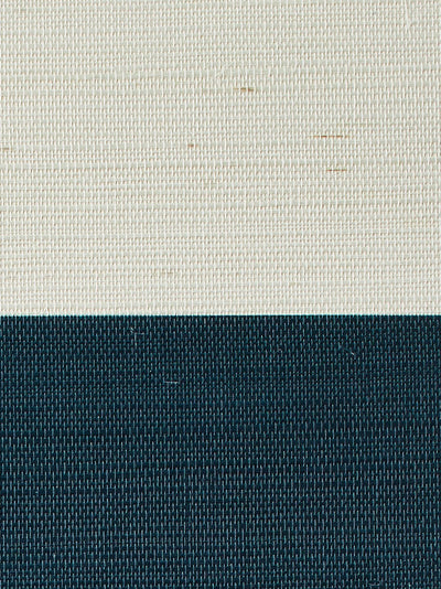 wide stripe peacock grasscloth