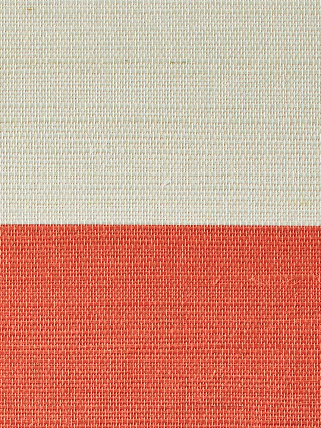 wide stripe persimmon grasscloth