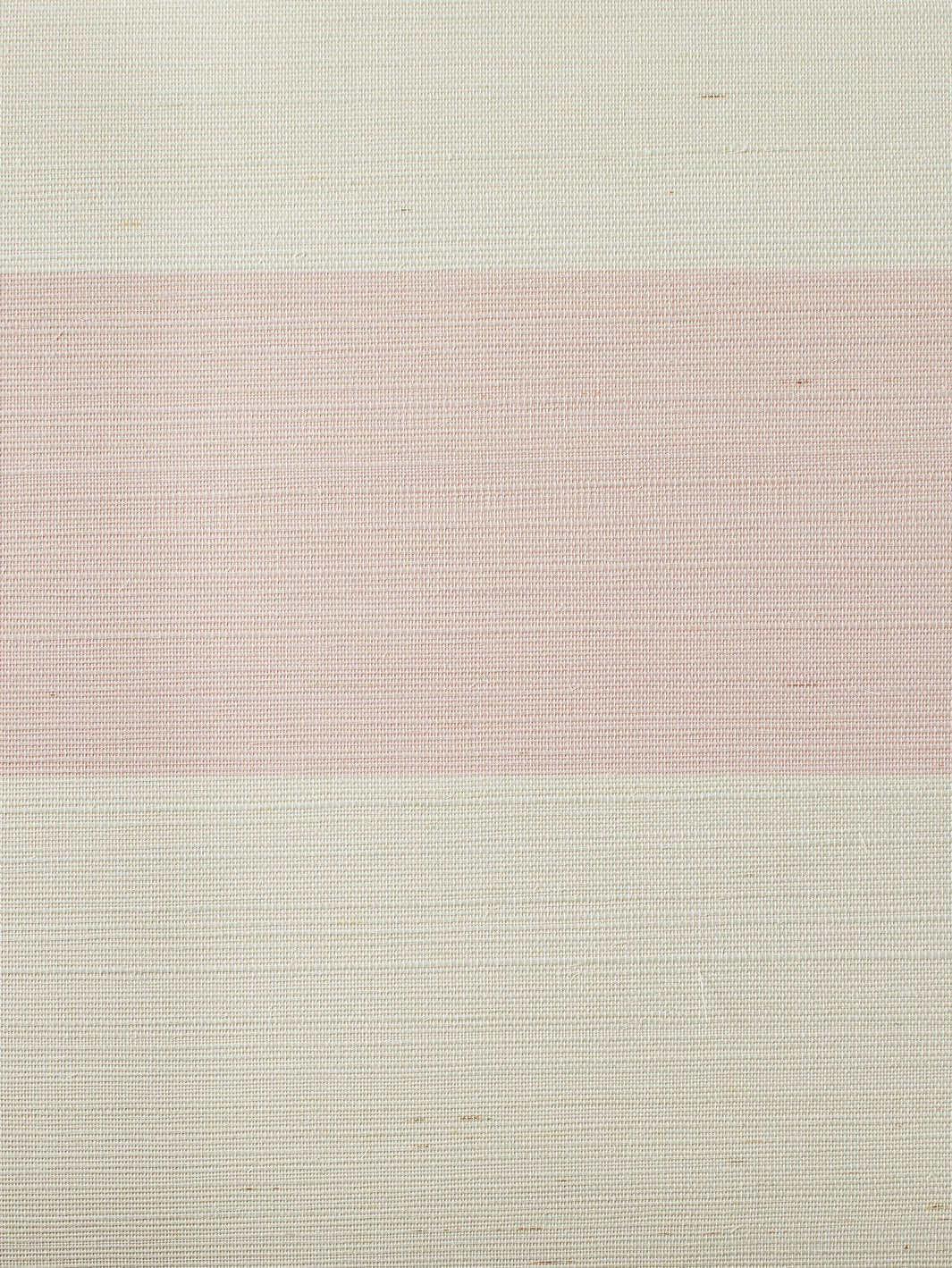 'Wide Stripe' Grasscloth' Wallpaper by Wallshoppe - Ballet Slipper