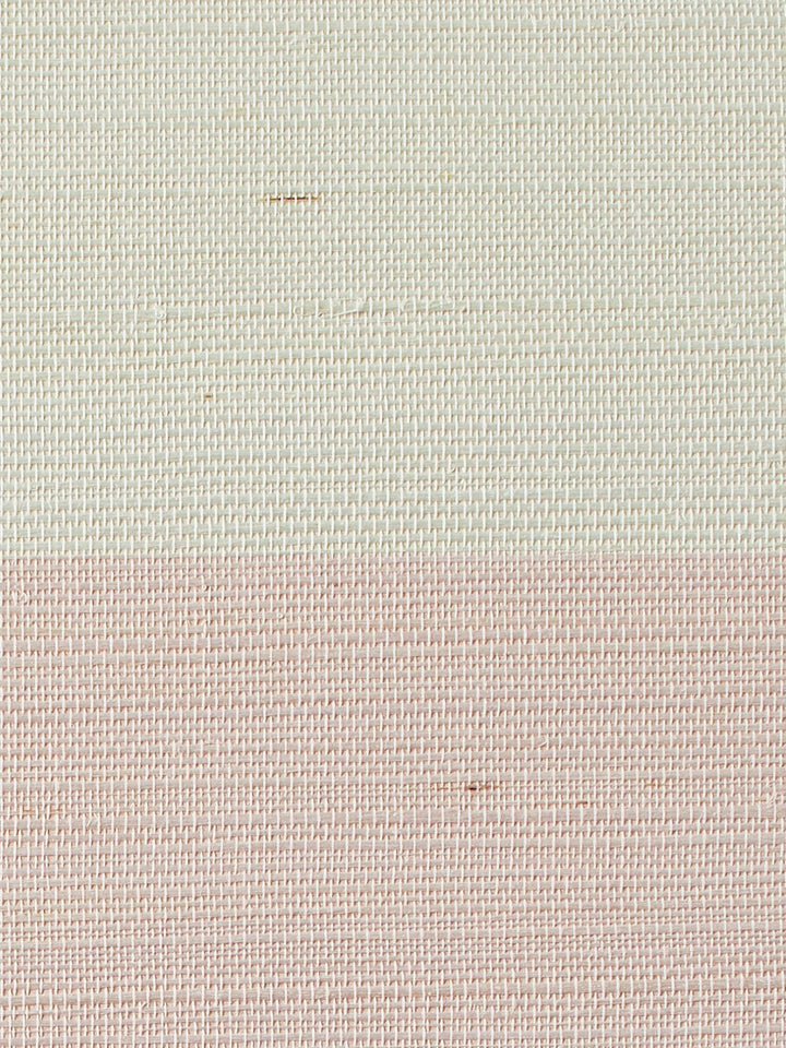 wide stripe pink grasscloth