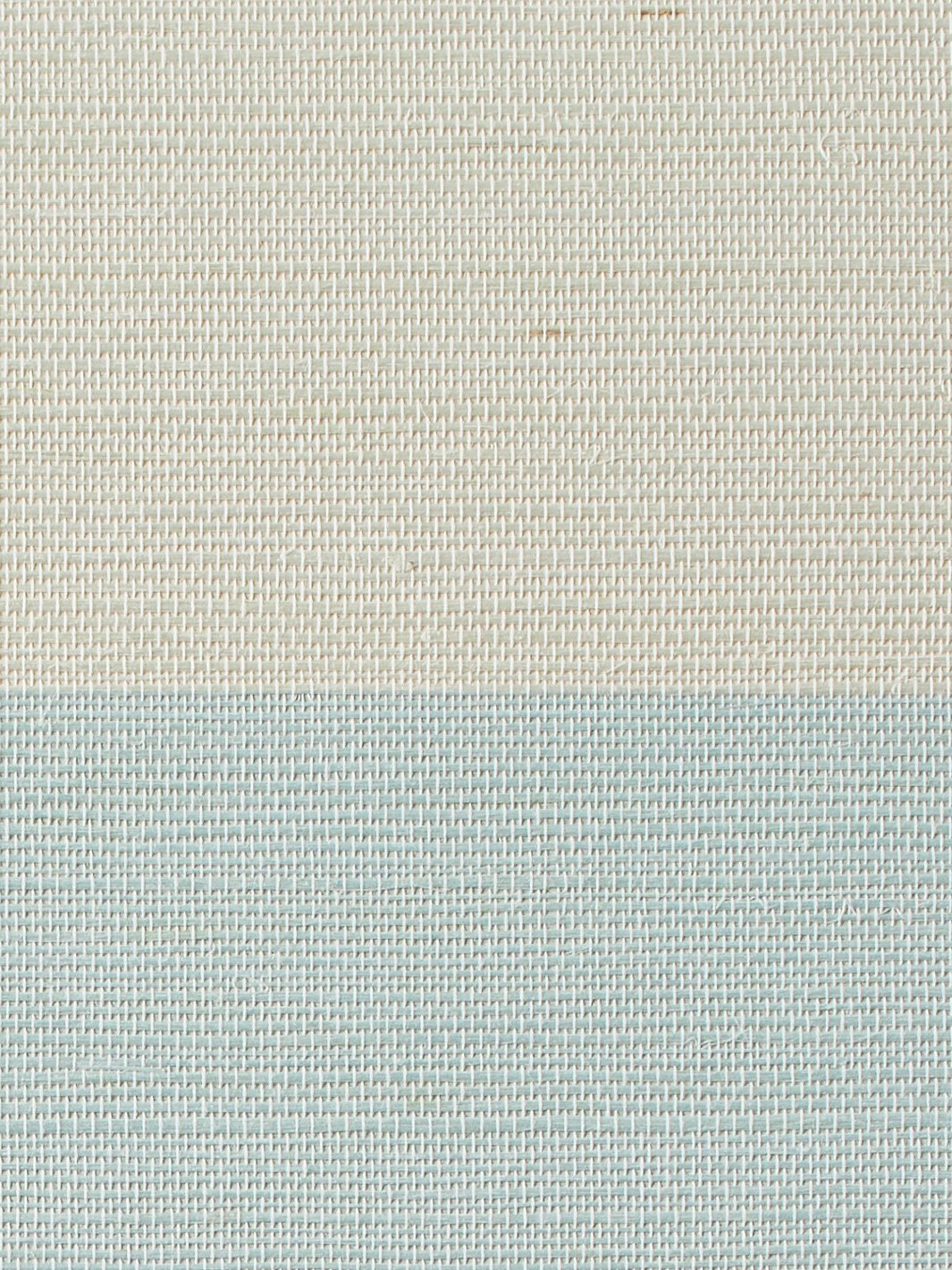 'Wide Stripe' Grasscloth' Wallpaper by Wallshoppe - Sky