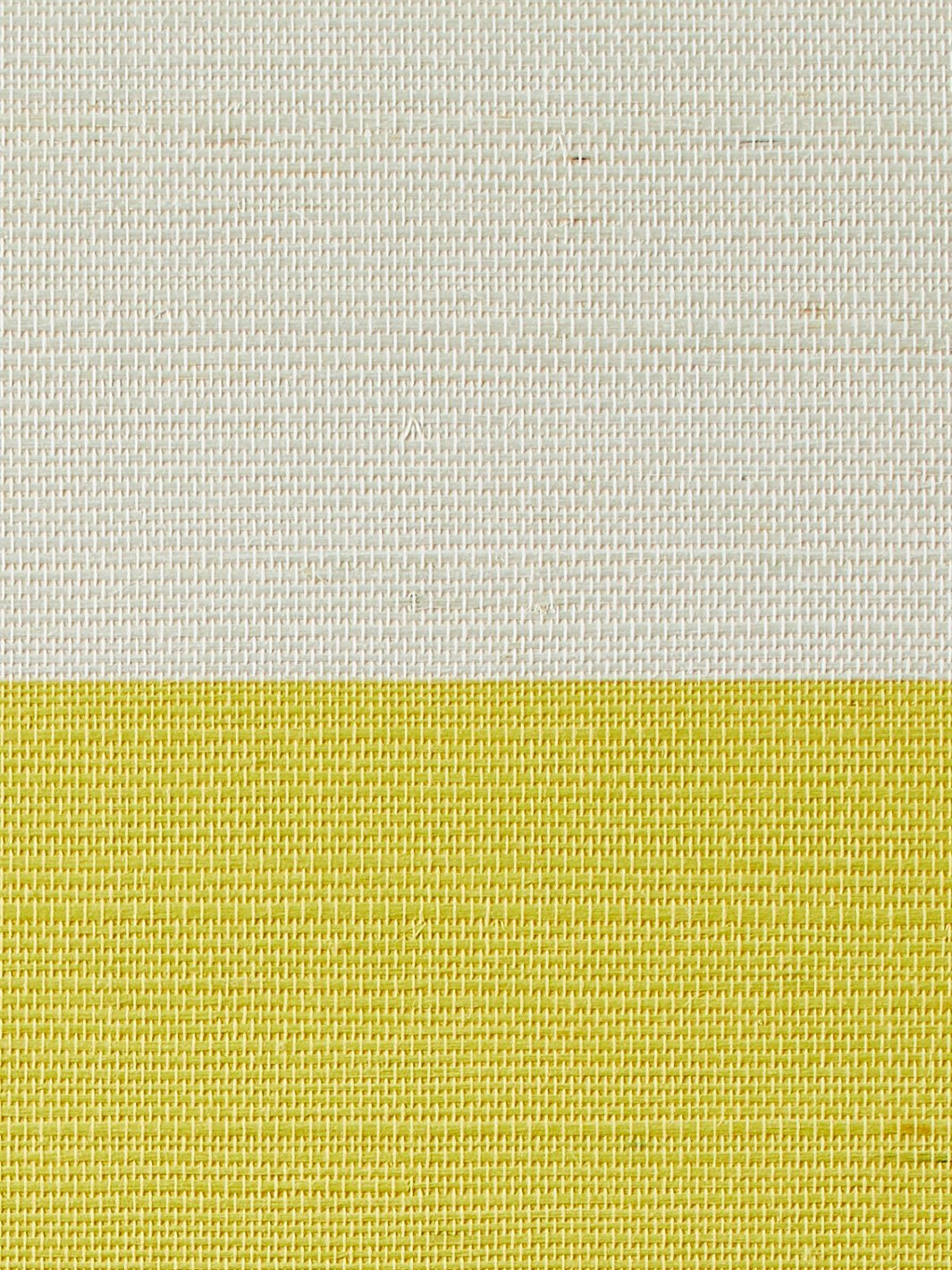 'Wide Stripe' Grasscloth' Wallpaper by Wallshoppe - Yellow