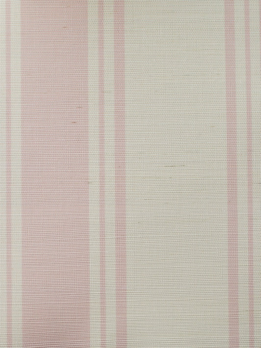'Yorkshire Stripe' Grasscloth' Wallpaper by Wallshoppe - Ballet Slipper