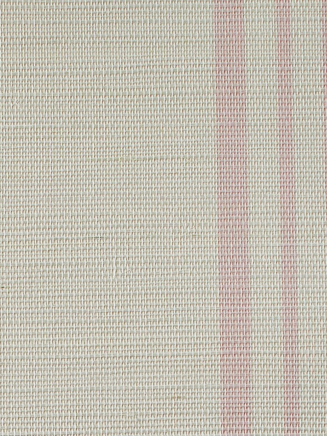 'Yorkshire Stripe' Grasscloth' Wallpaper by Wallshoppe - Ballet Slipper