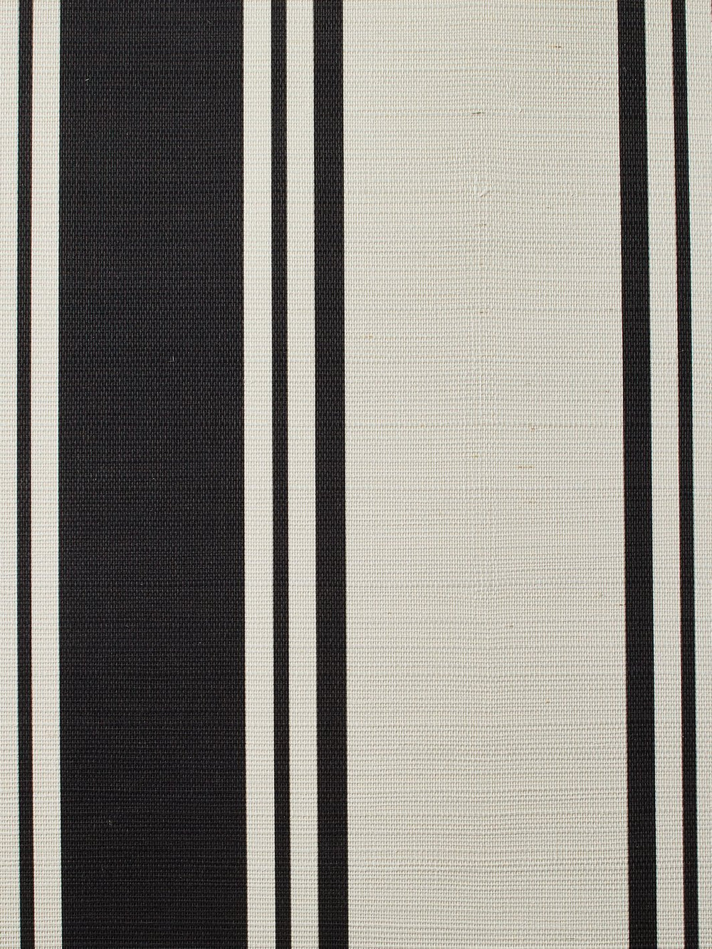 yorkshire stripe black grasscloth
