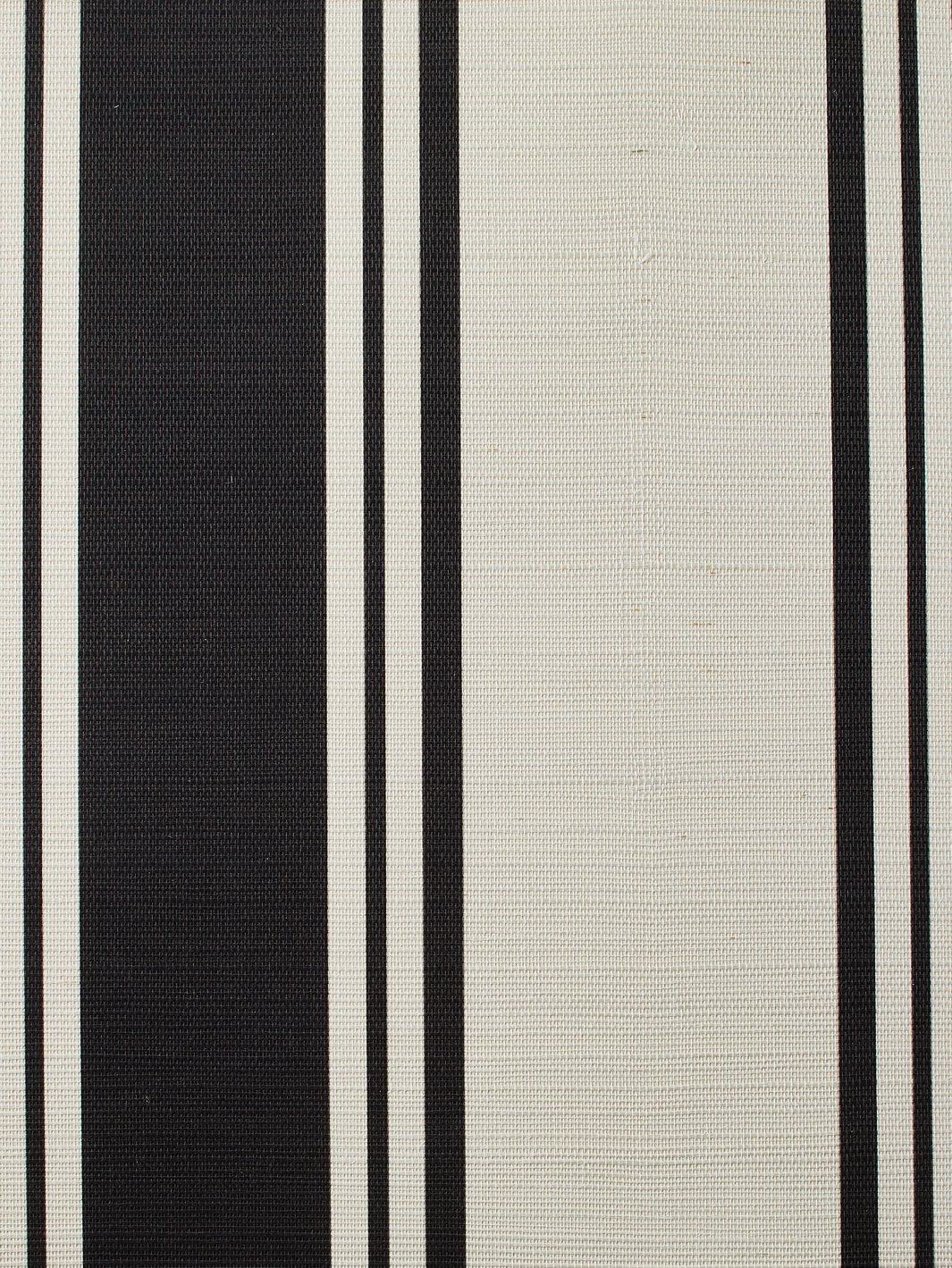 yorkshire stripe black grasscloth