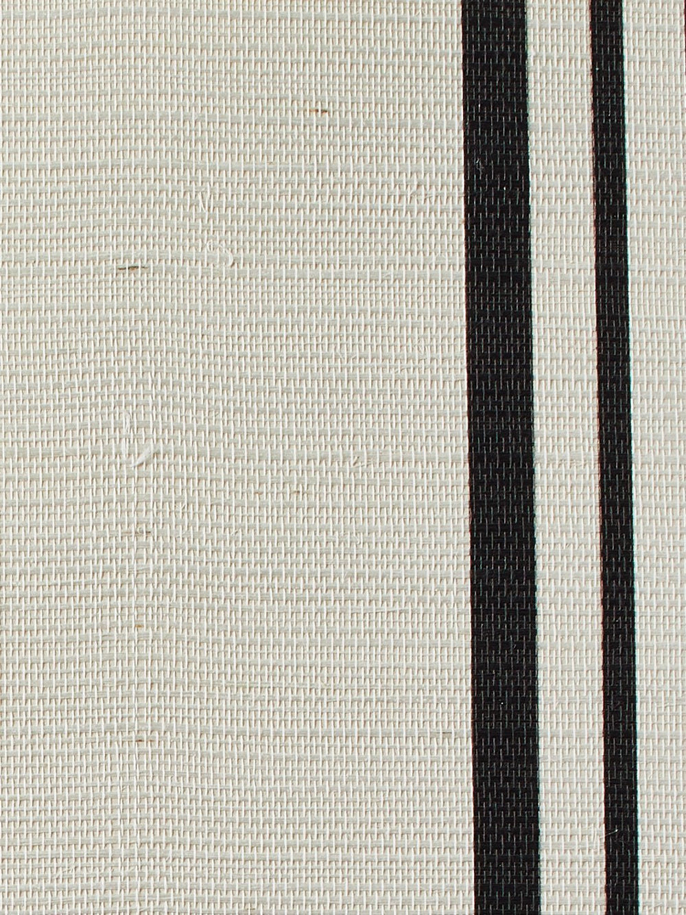 yorkshire stripe black grasscloth