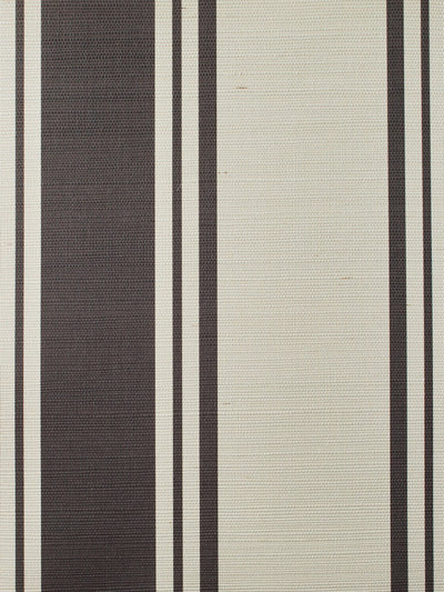 yorkshire stripe chocolate grasscloth