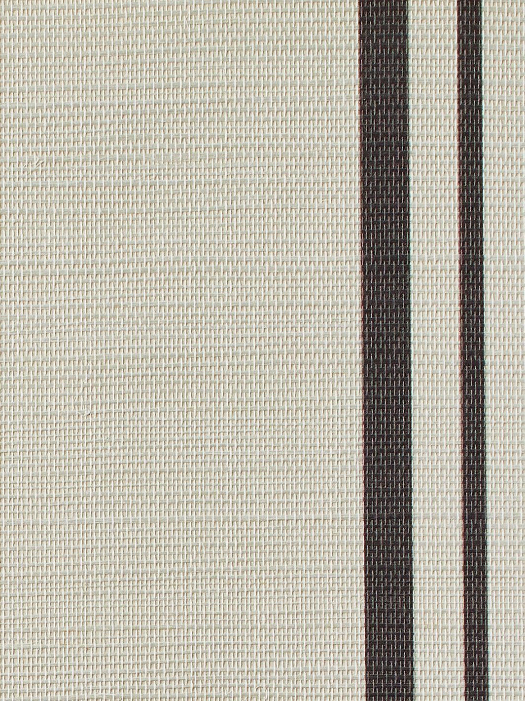 'Yorkshire Stripe' Grasscloth' Wallpaper by Wallshoppe - Chocolate