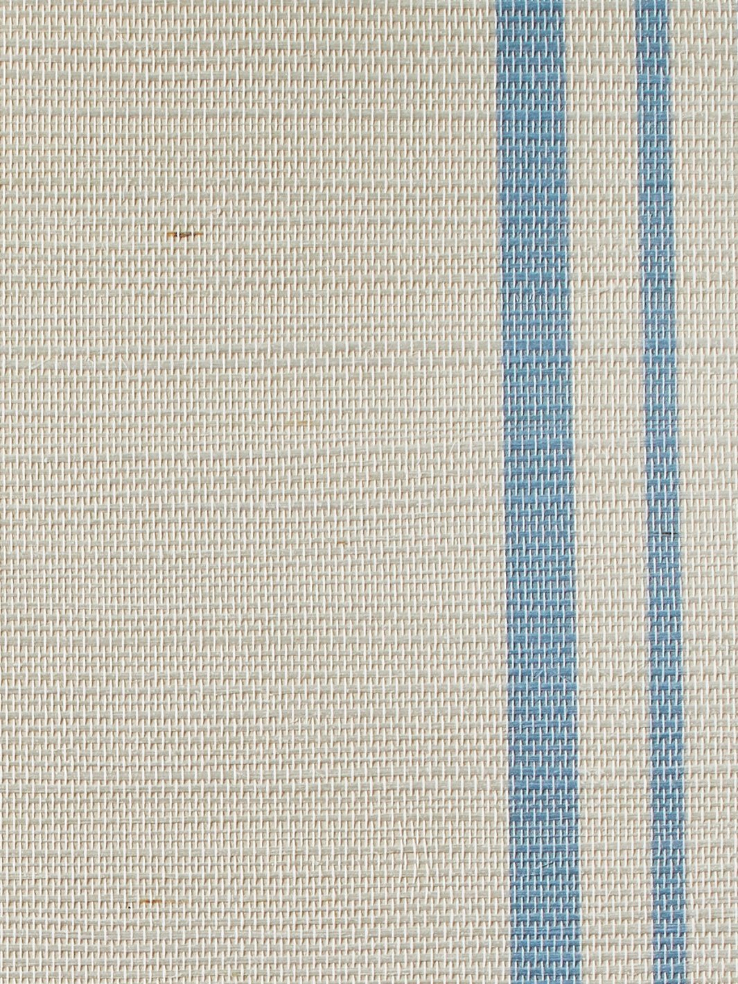 'Yorkshire Stripe' Grasscloth' Wallpaper by Wallshoppe - Cornflower