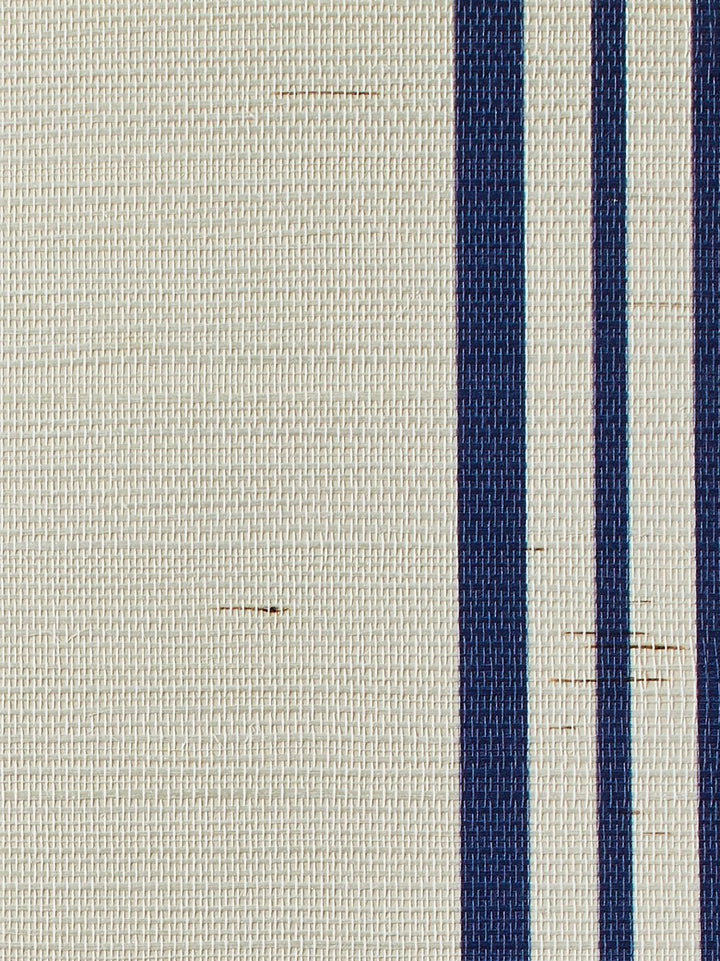 yorkshire stripe navy grasscloth