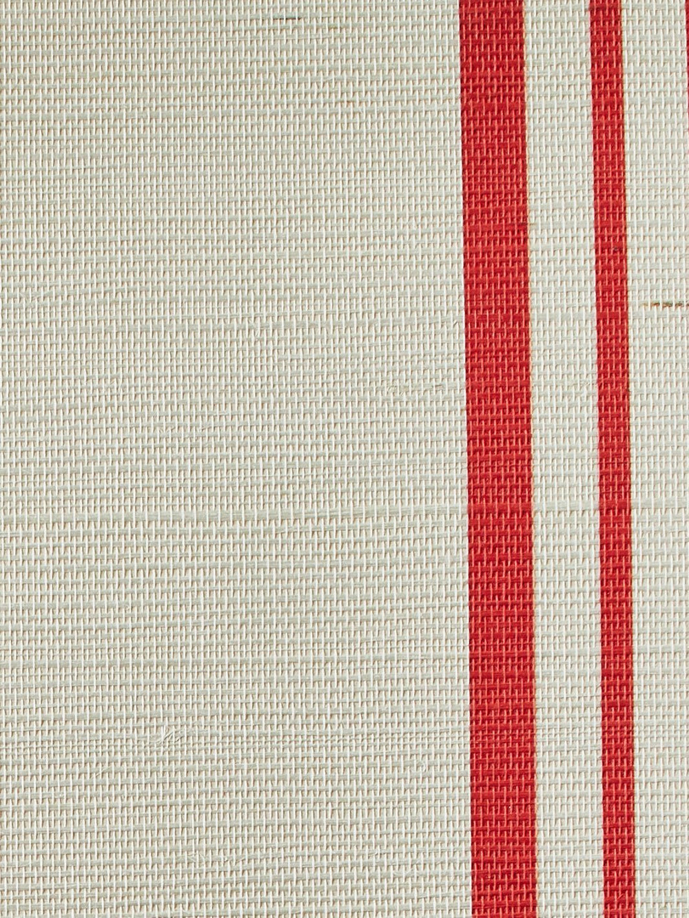 yorkshire stripe red grasscloth