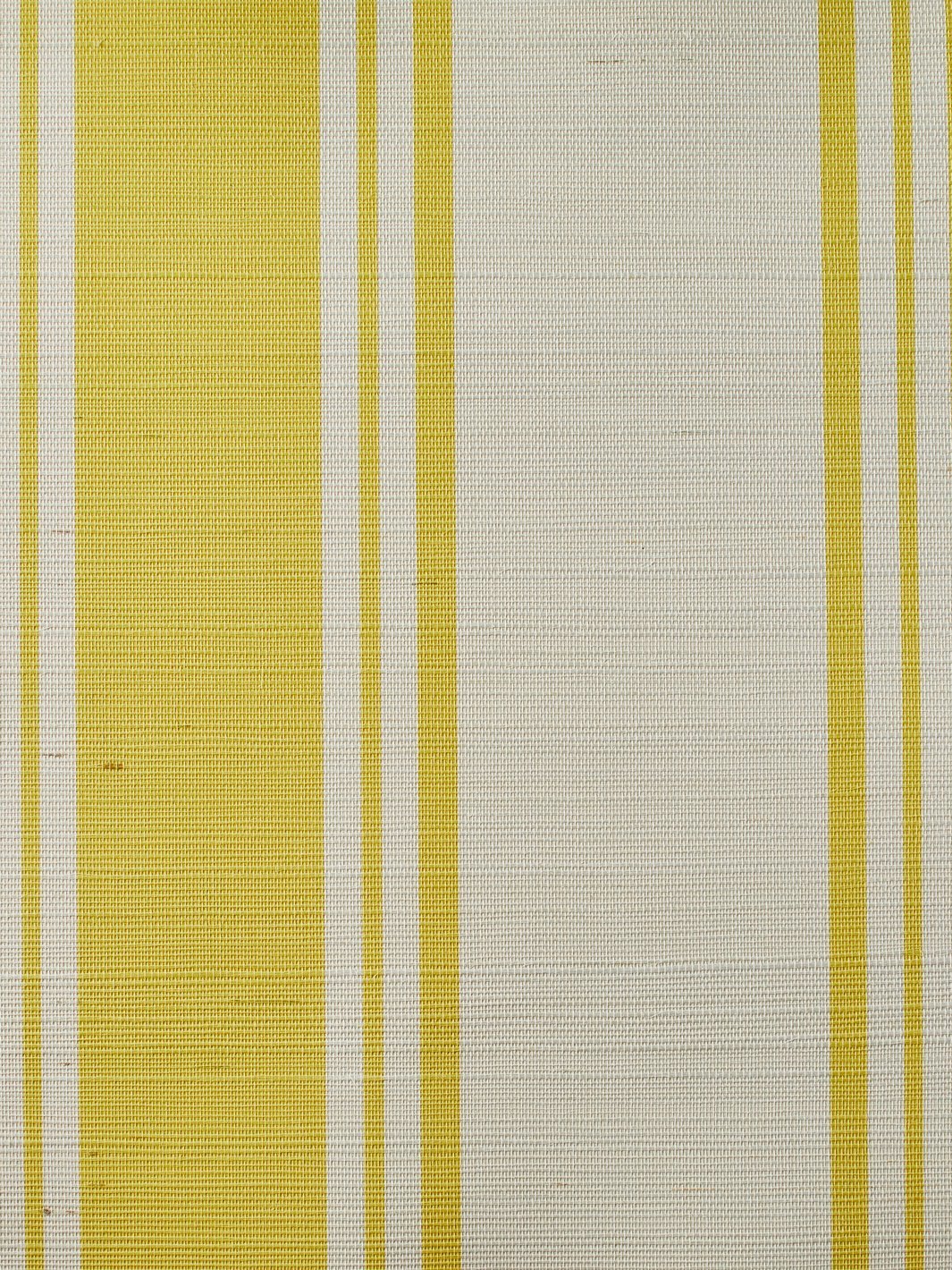 'Yorkshire Stripe' Grasscloth' Wallpaper by Wallshoppe - Yellow