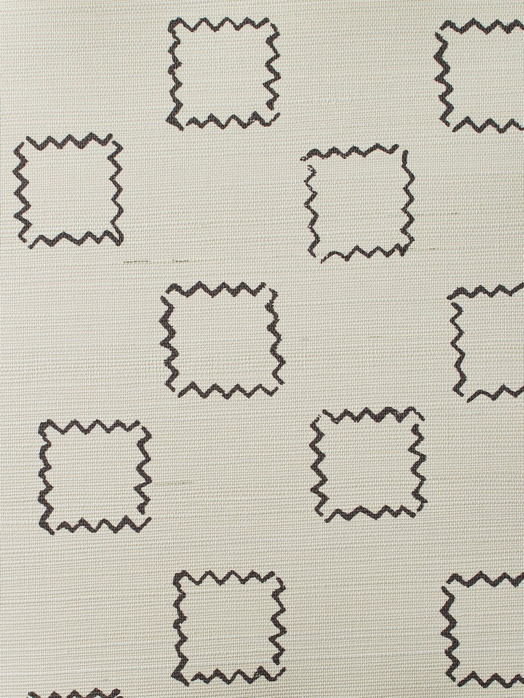 zag square chocolate grasscloth