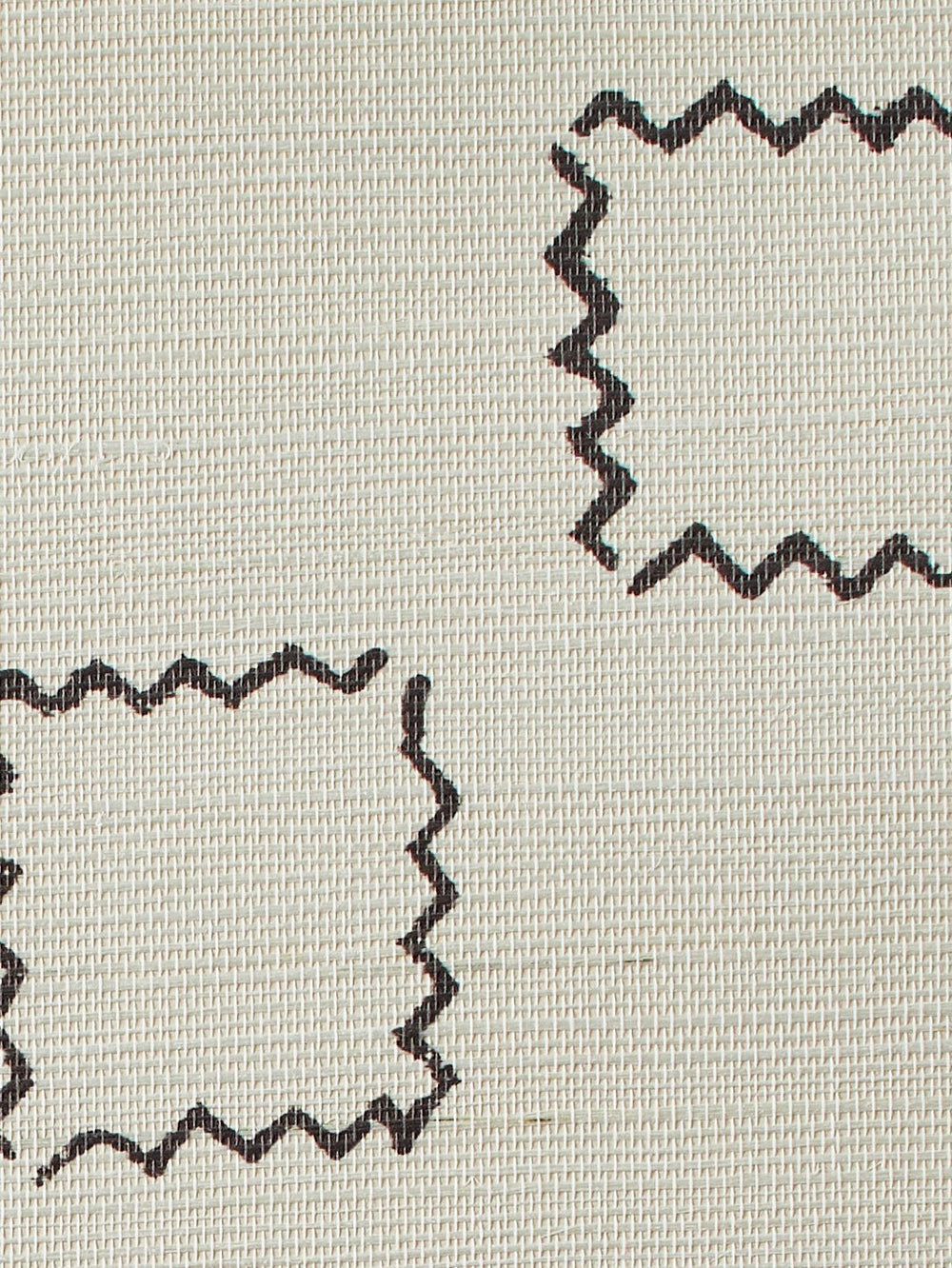zag square chocolate grasscloth