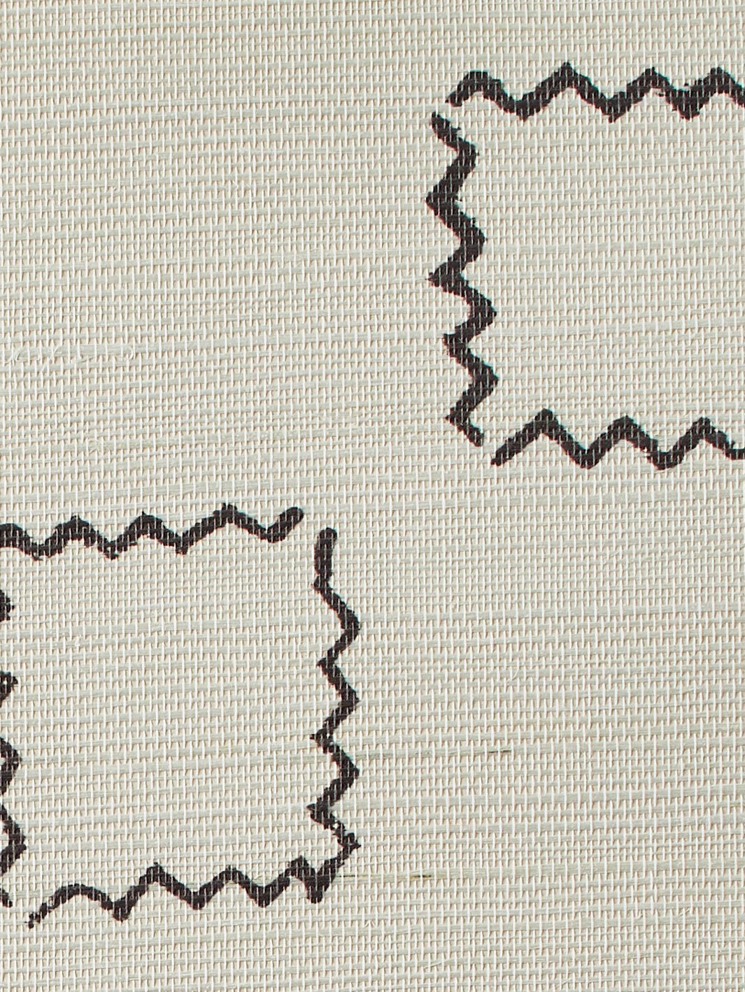 zag square chocolate grasscloth
