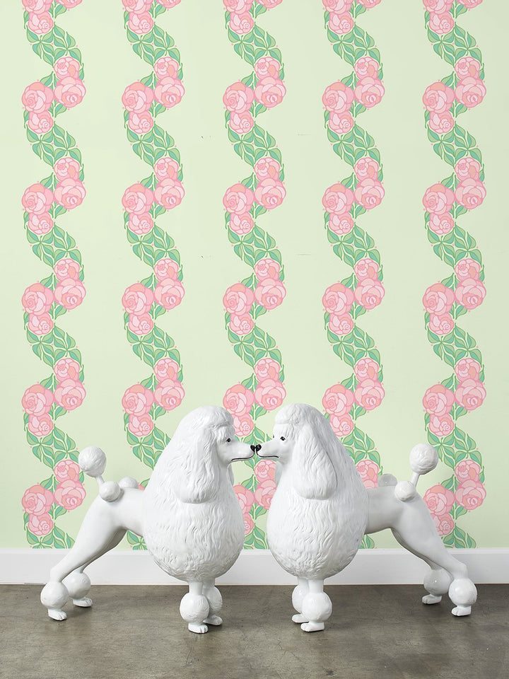 groovy-floral-stripe-wallpaper-by-barbie-pistachio