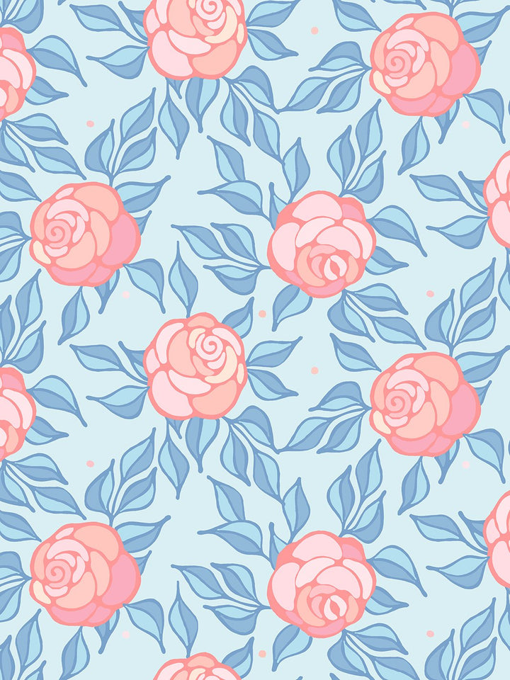 groovy-floral-wallpaper-by-barbie-pale-blue