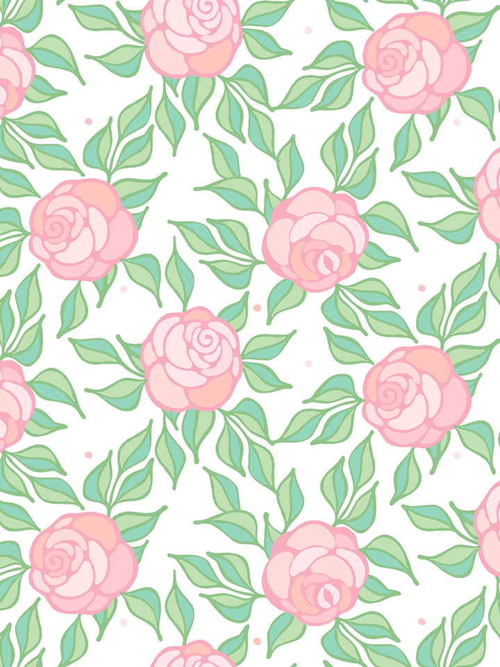 groovy-floral-wallpaper-by-barbie-ballet-slipper