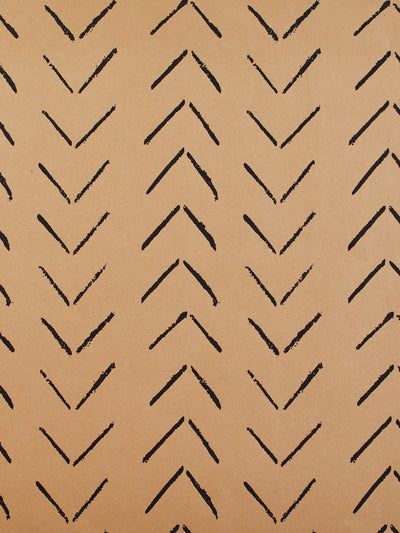 'Arrows' Kraft' Wallpaper by Nathan Turner - Black