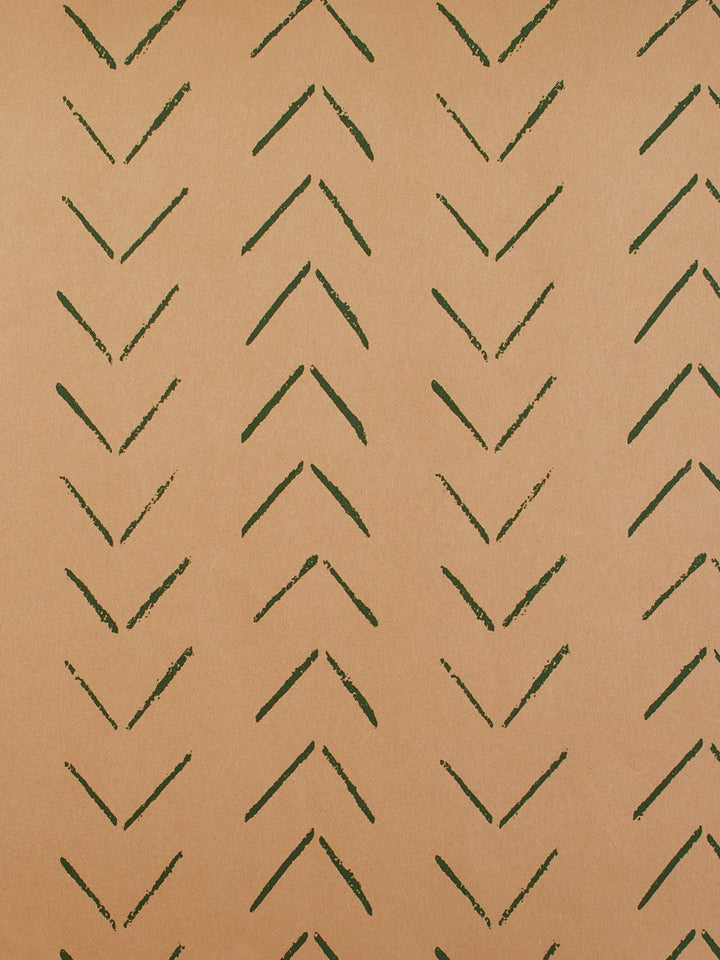 arrows kraft wallpaper by nathan turner green