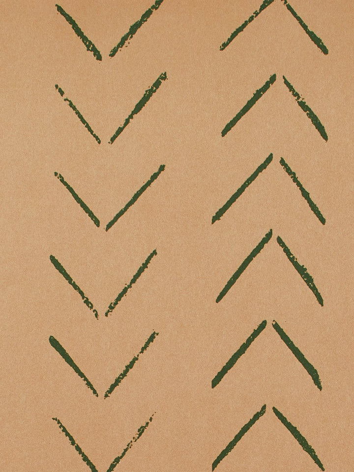 arrows kraft wallpaper by nathan turner green