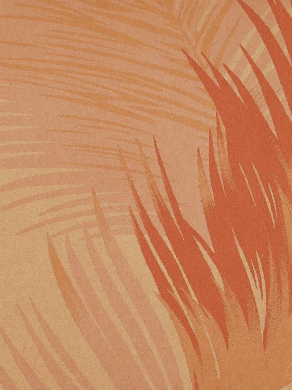 belafonte palm kraft wallpaper by nathan turner orange
