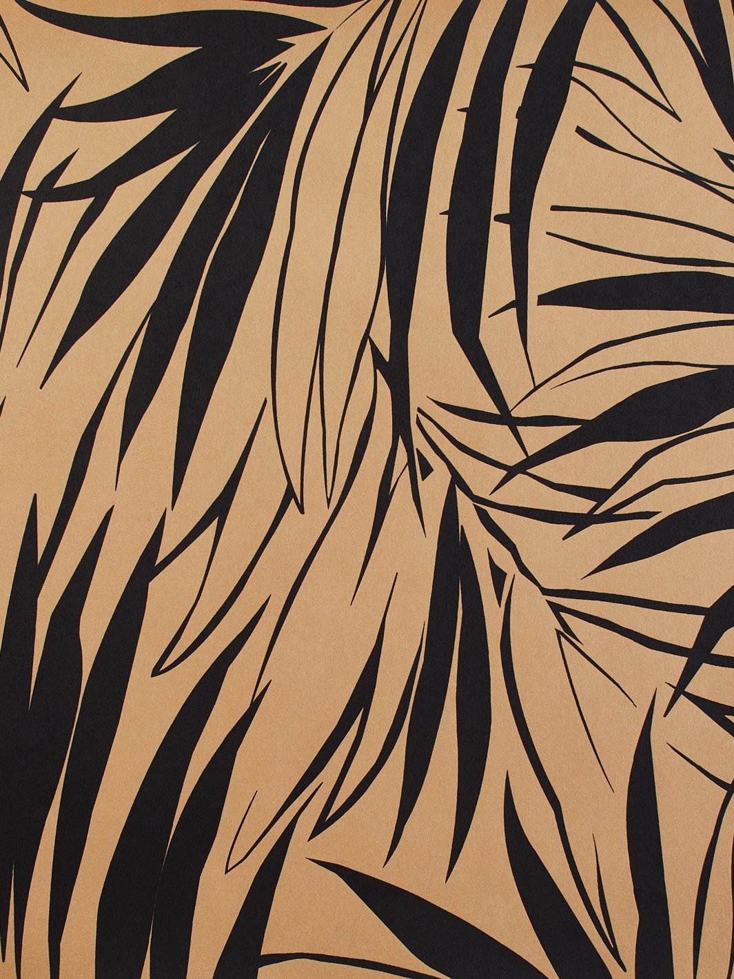majesty palm kraft wallpaper black