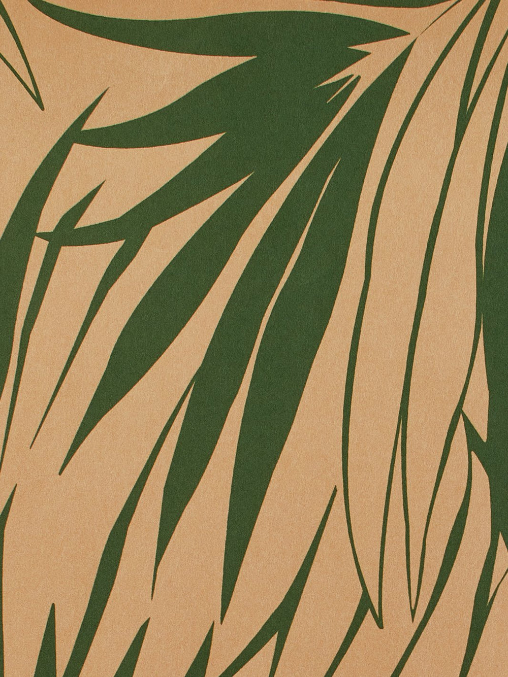 majesty palm kraft wallpaper green