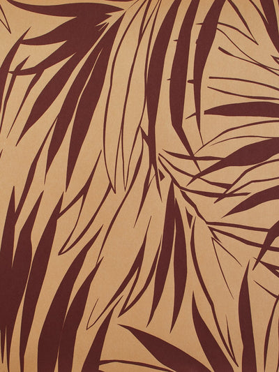 majesty palm kraft wallpaper rust