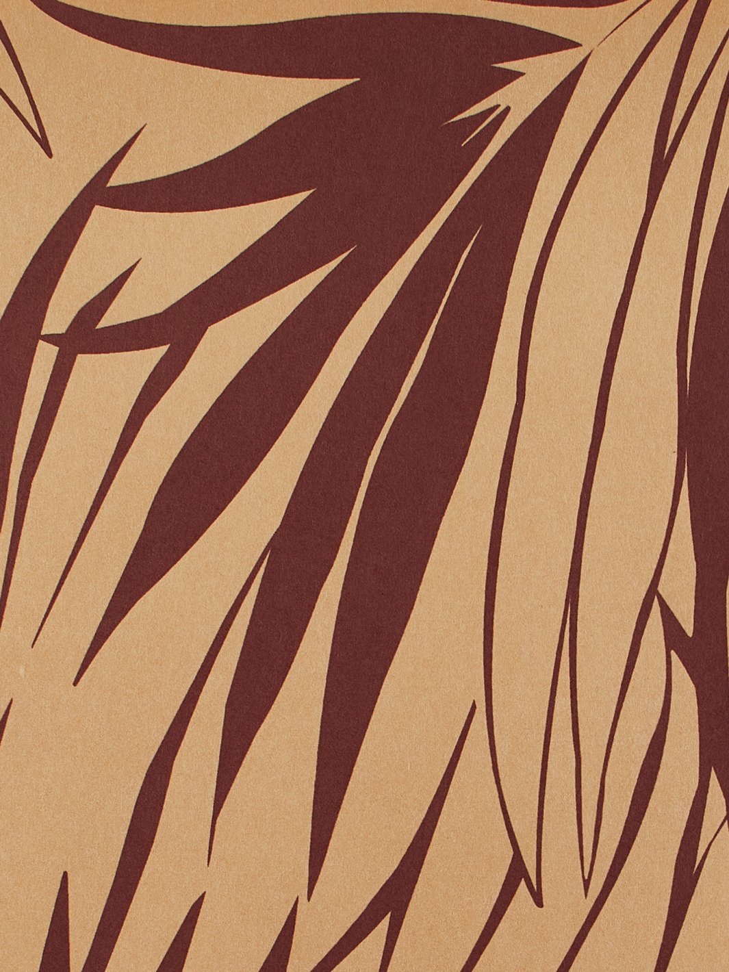 majesty palm kraft wallpaper rust