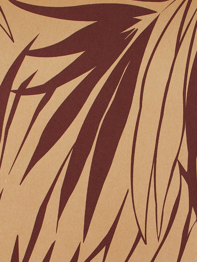 majesty palm kraft wallpaper rust
