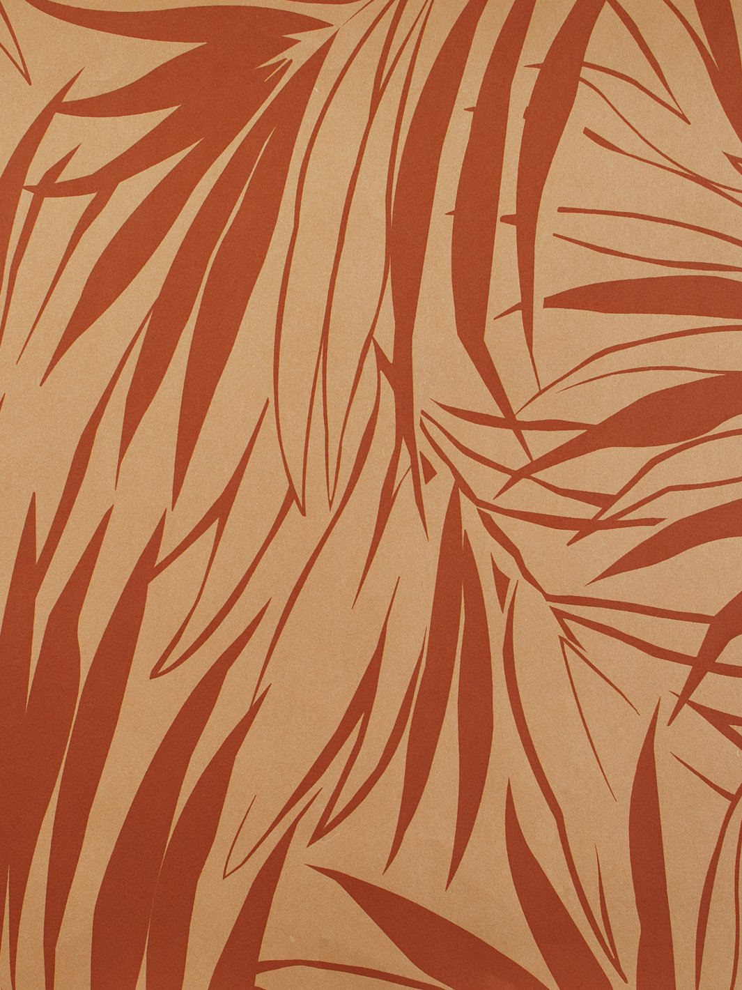majesty palm kraft wallpaper terracotta