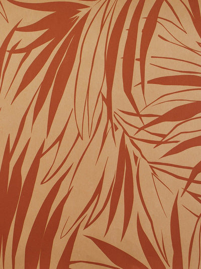 majesty palm kraft wallpaper terracotta