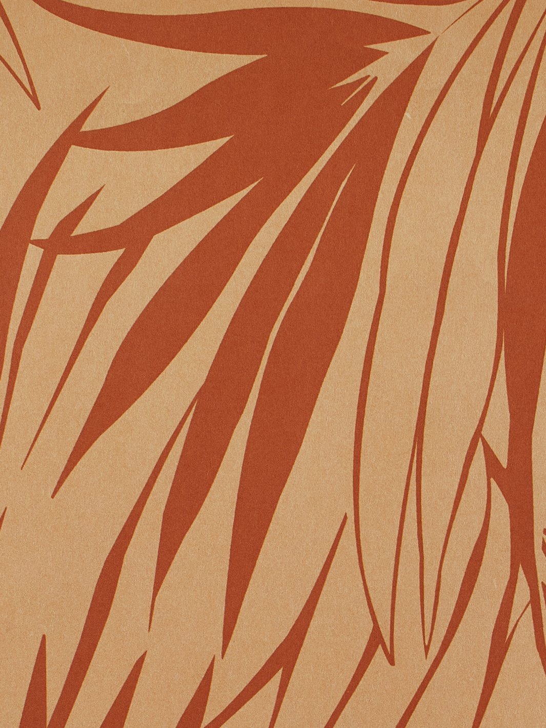 majesty palm kraft wallpaper terracotta