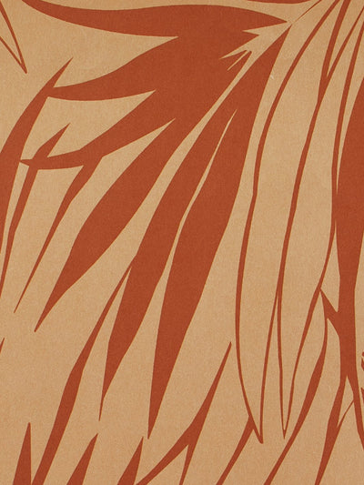majesty palm kraft wallpaper terracotta