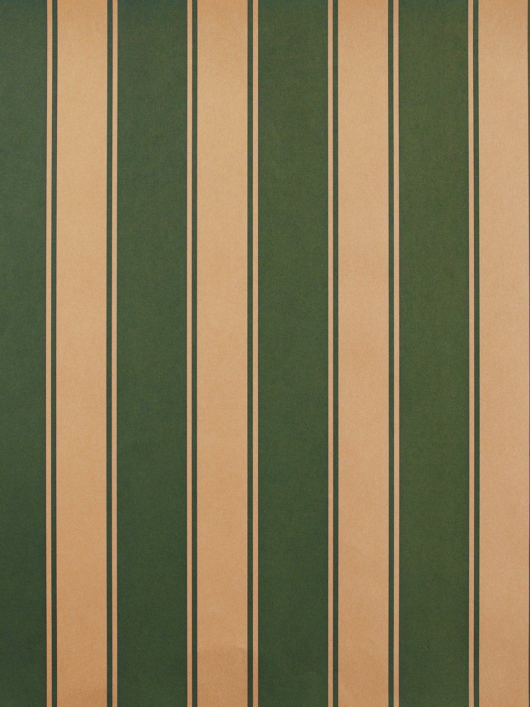 'Ojai Stripe' Kraft' Wallpaper by Wallshoppe - Green