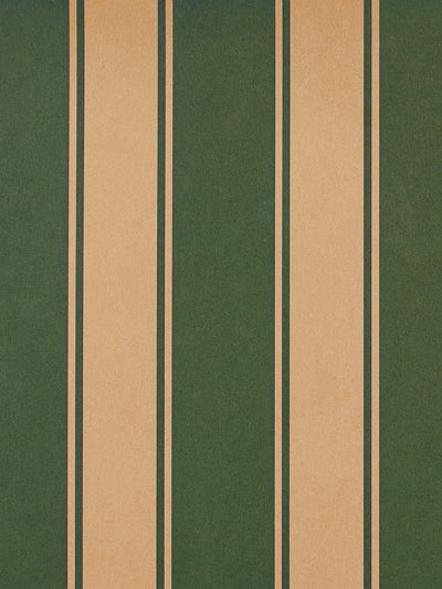 ojai stripe kraft wallpaper green