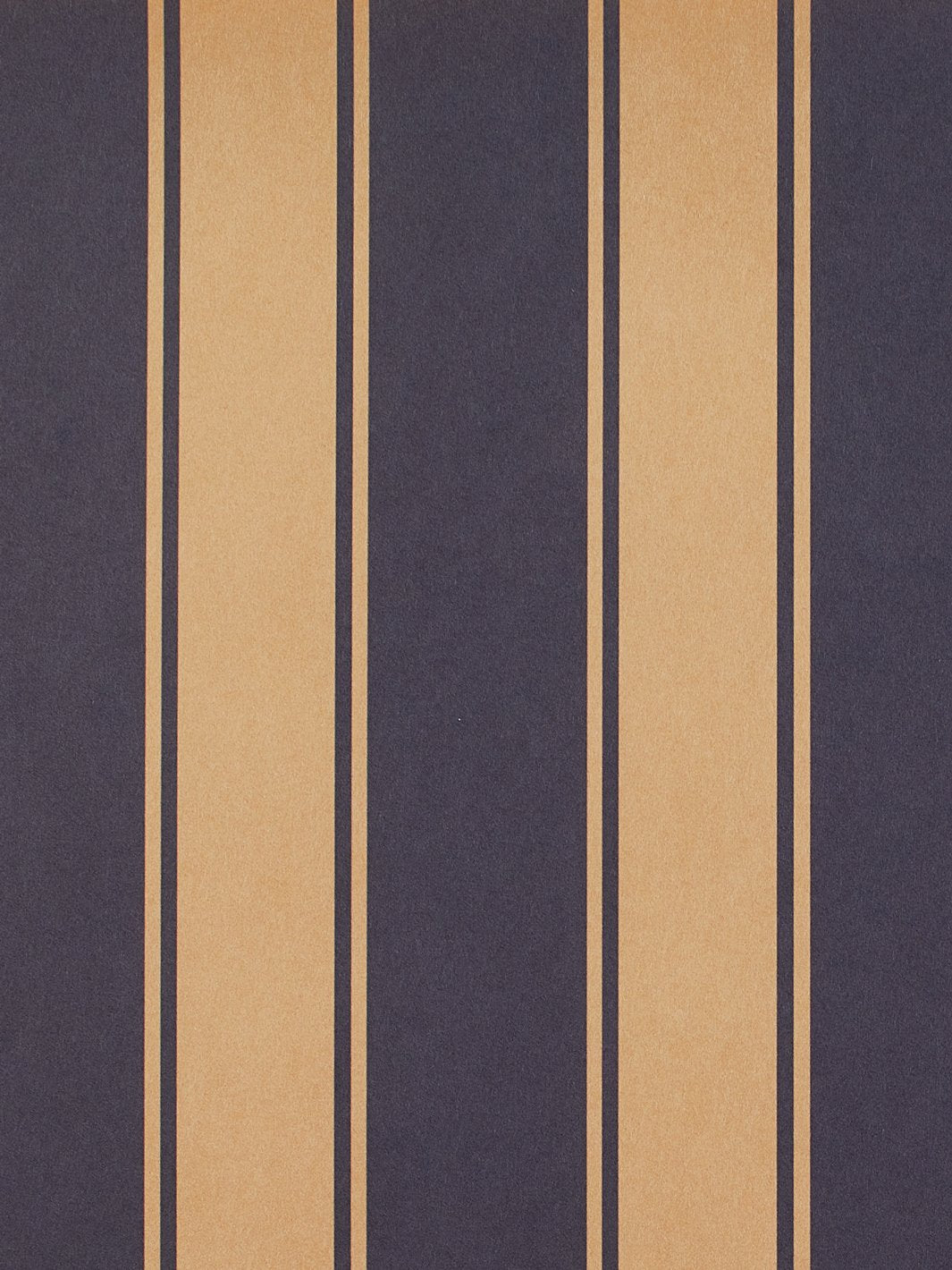 'Ojai Stripe' Kraft' Wallpaper by Wallshoppe - Navy