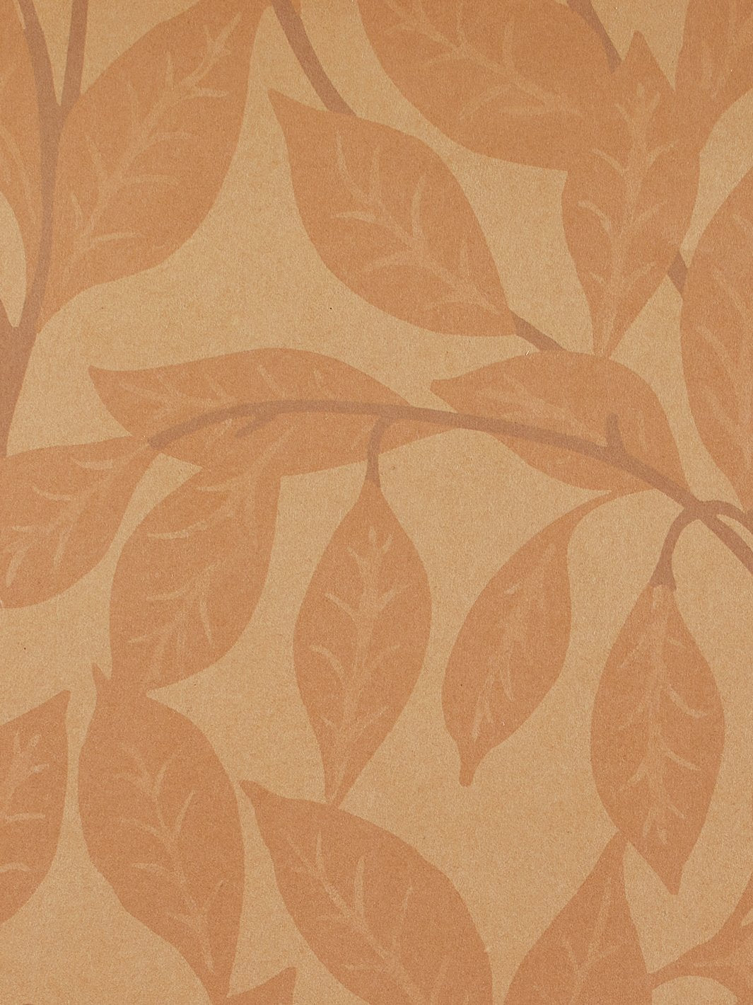 orchard leaves kraft wallpaper blush