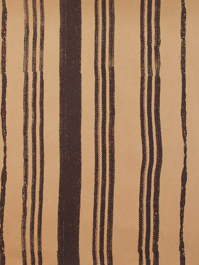painted stripes kraft wallpaper by nathan turner chocolate