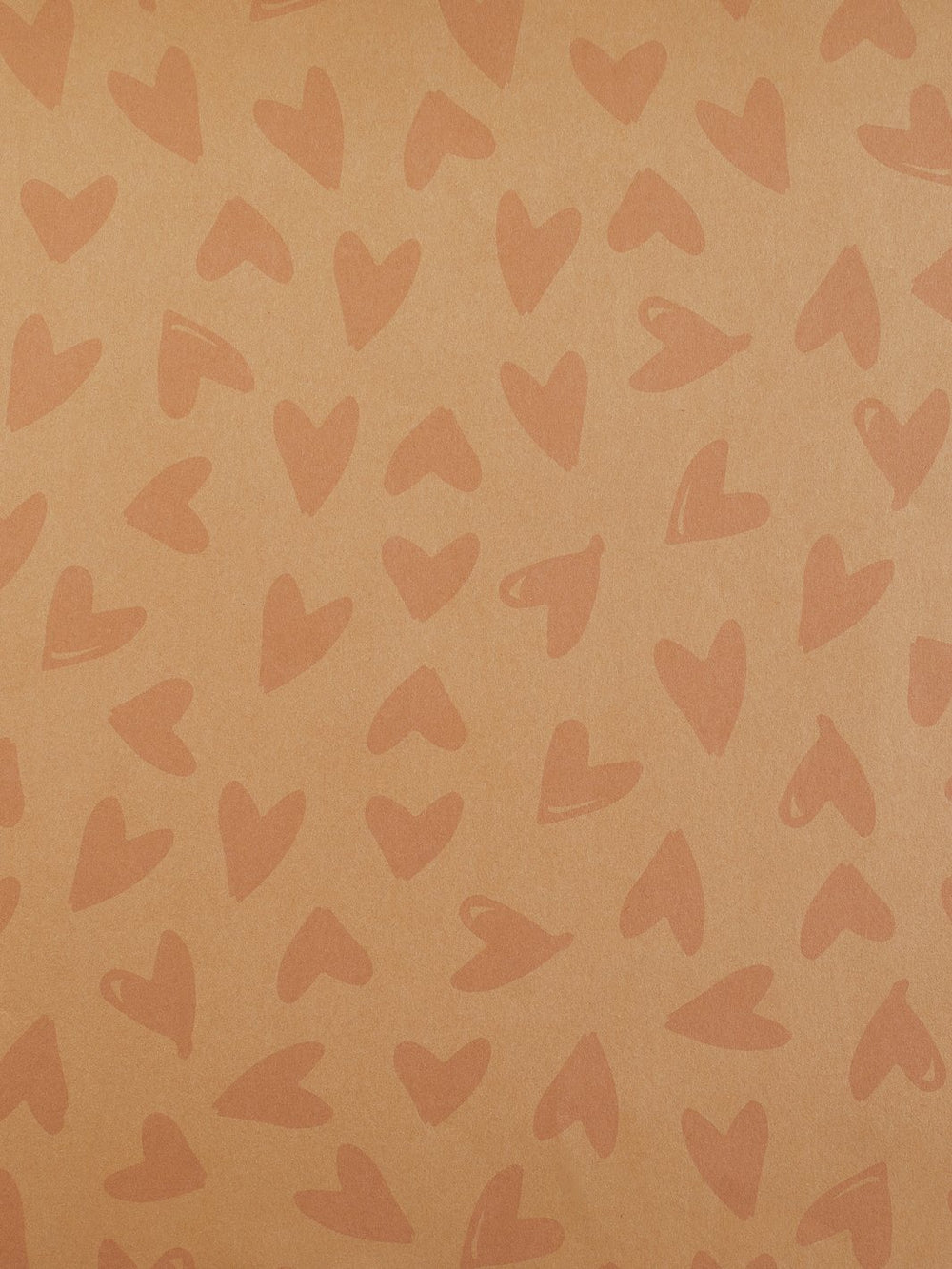 scattered hearts kraft wallpaper by sugar paper pink