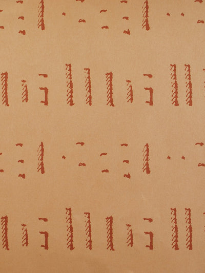 stitch kraft wallpaper by nathan turner terracotta